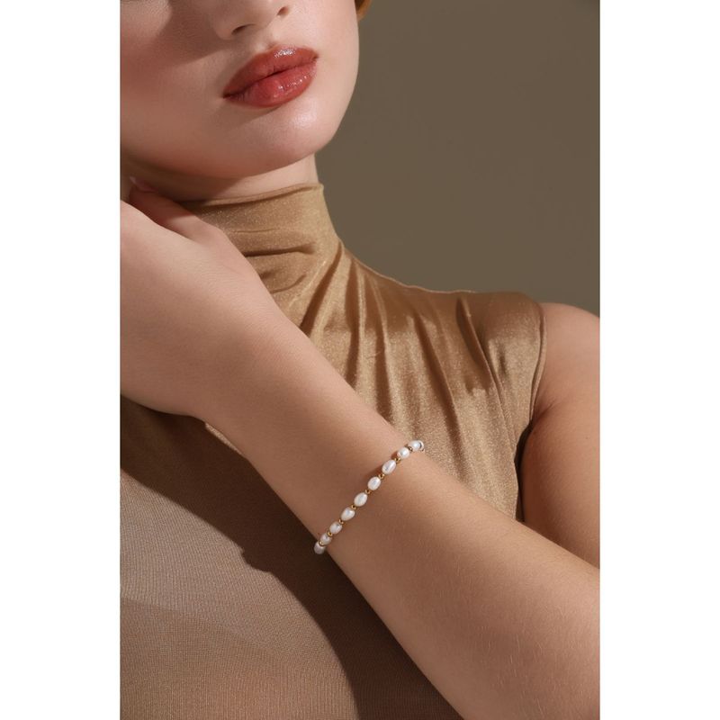 Dusala India White Daily Bracelet