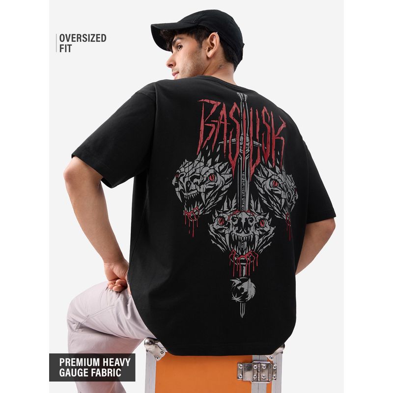 The Souled Store The Witcher Basilisk Oversized T-Shirt (2XL)