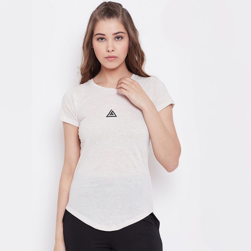 Aesthetic Bodies Women's Grindle T-Shirt Off-White (L)