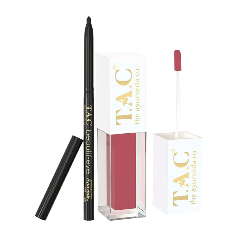 TAC The Ayurveda Co. Liquid Lipstick Rust Desire And Beautif Eye