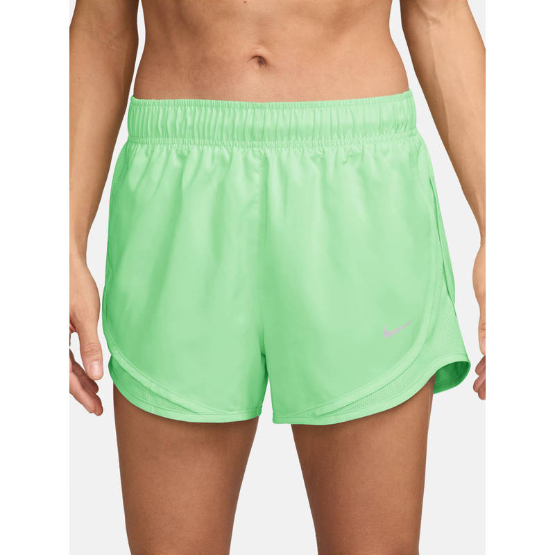 Nike Green Solid Sportswear Tempo Women Shorts - HM6097-392 (L)