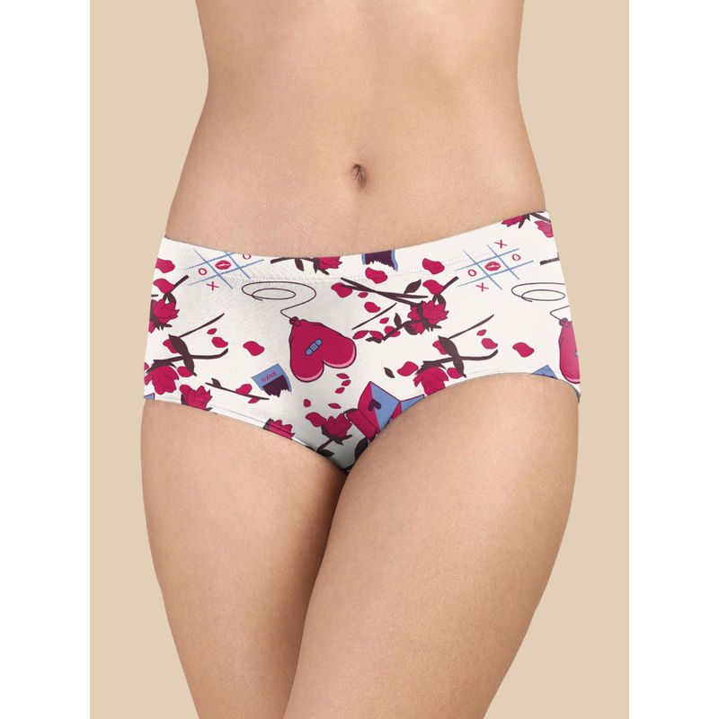 Tailor and Circus Womens Toxic White Puresoft Bare Hipster (S)