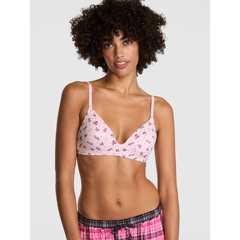 Victoria's Secret Pink Wear Everywhere Lightly Lined Wireless T-Shirt Bra (38B)