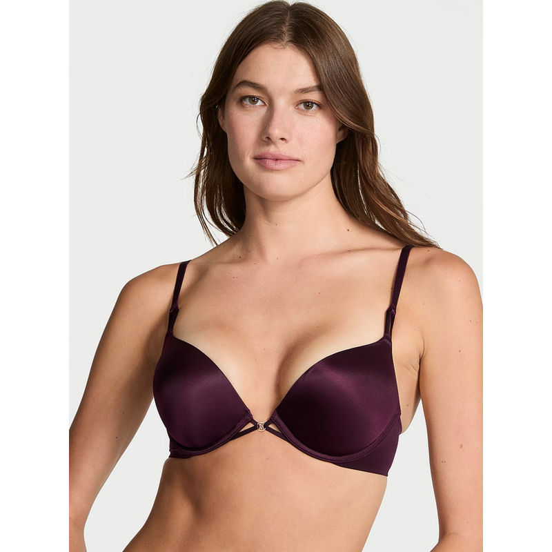Victoria's Secret Purple Very Sexy Bombshell Add-2-Cups Smooth Push-Up Bra (32C)
