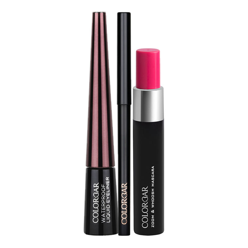 Colorbar Rich Kajal + Eyeliner + Mascara Combo Buy Colorbar Rich Kajal