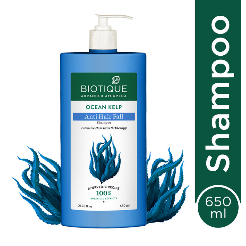 Biotique Ocean Kelp Anti-Hair Fall Shampoo For Hair Growth Therapy