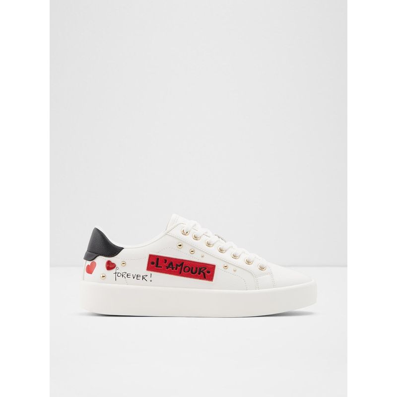 aldo white sneakers