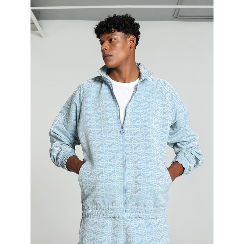 Puma Blue X Palm Tree Crew T7 Men's Printed Jacket (M)