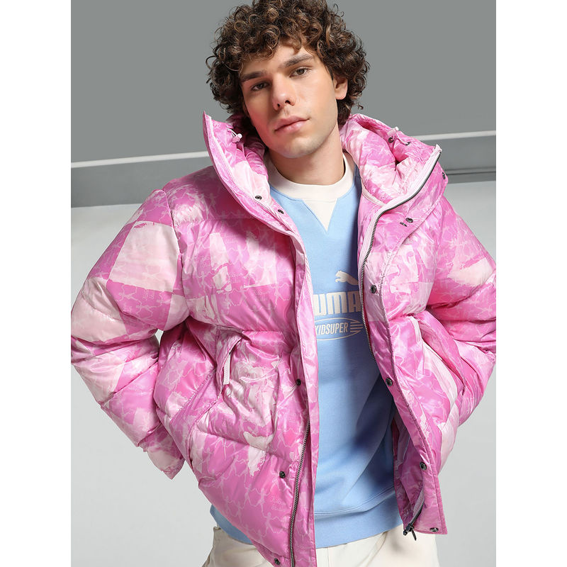 Puma Pink X Kid super Men's Relaxed Fit Jacket (S)
