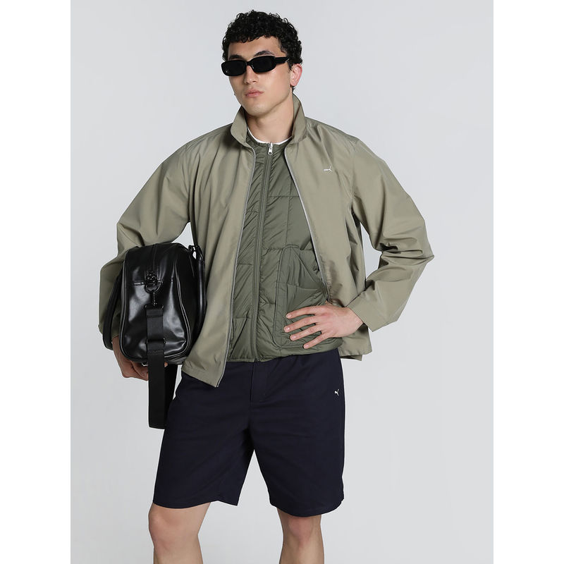 Puma Green Mmq 2-In-1 Men's Relaxed Fit Detachable Jacket (S)
