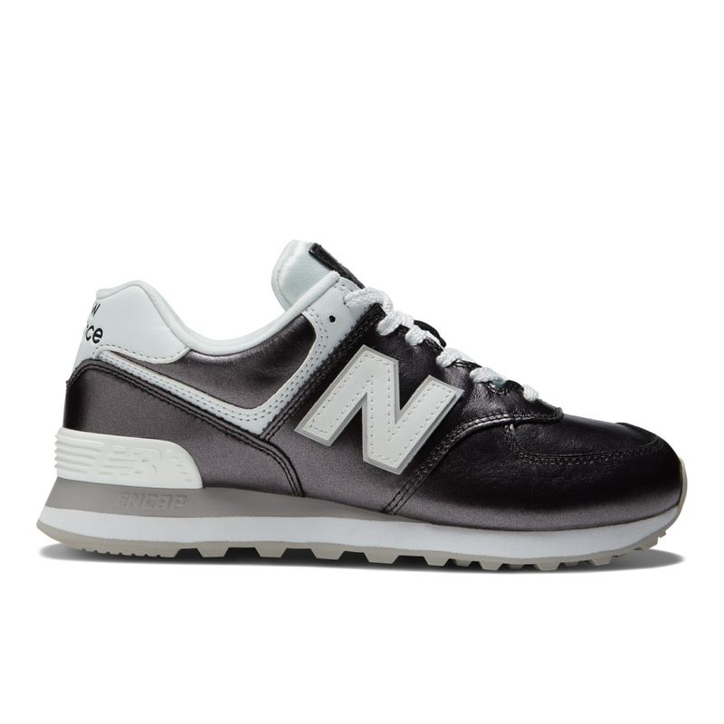 New Balance Women 574 Black Sneakers (UK 3.5)