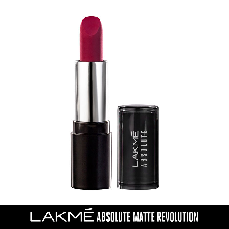 Lakme Absolute Matte Revolution Lip Color - 104 Blushing Red