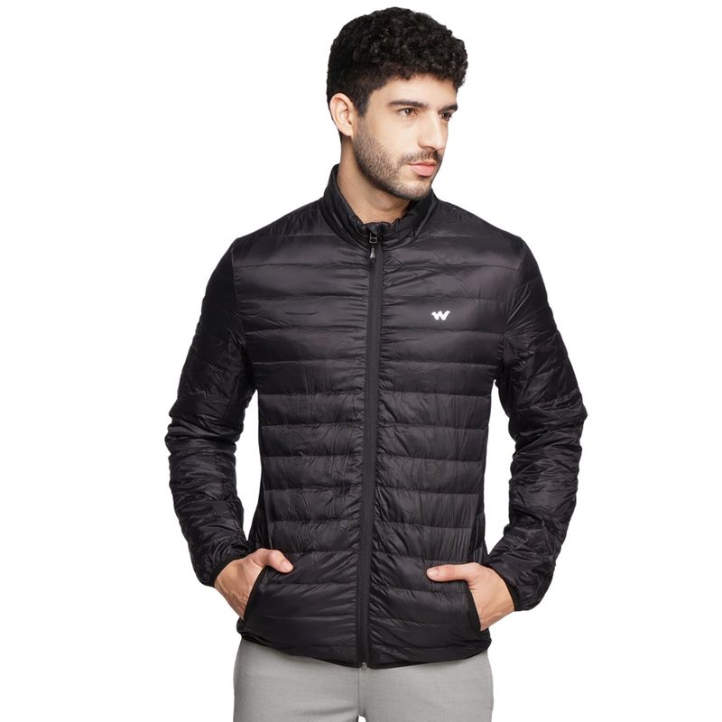 Buy WILDCRAFT Men Regular Fit Down Jacketsblack Online