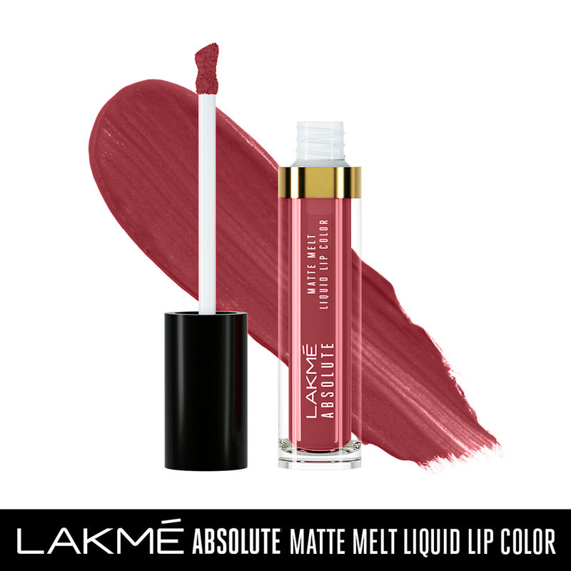 Lakme Absolute Matte Melt Liquid Lip Color - Pink Silk