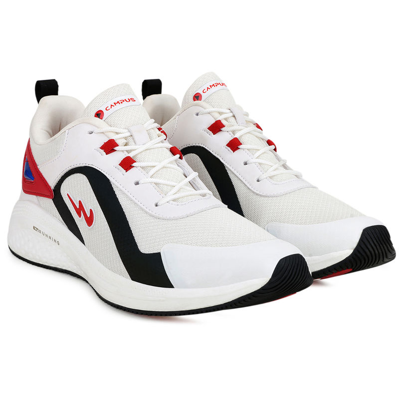 Campus Omax Off White Running Shoes (UK 8)