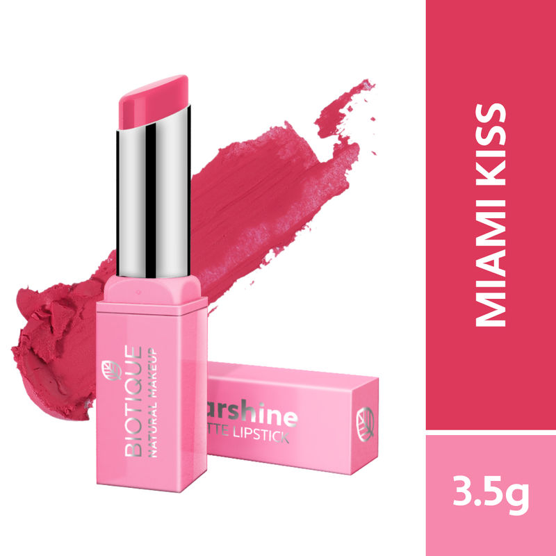 Biotique Starshine Matte Lipstick - Miami Kiss