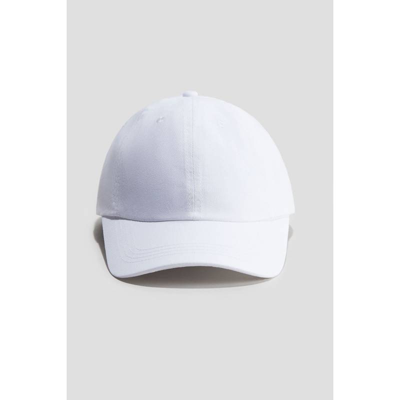 H&M Cotton Twill Cap White (12-14 Years) (12-14 Years)