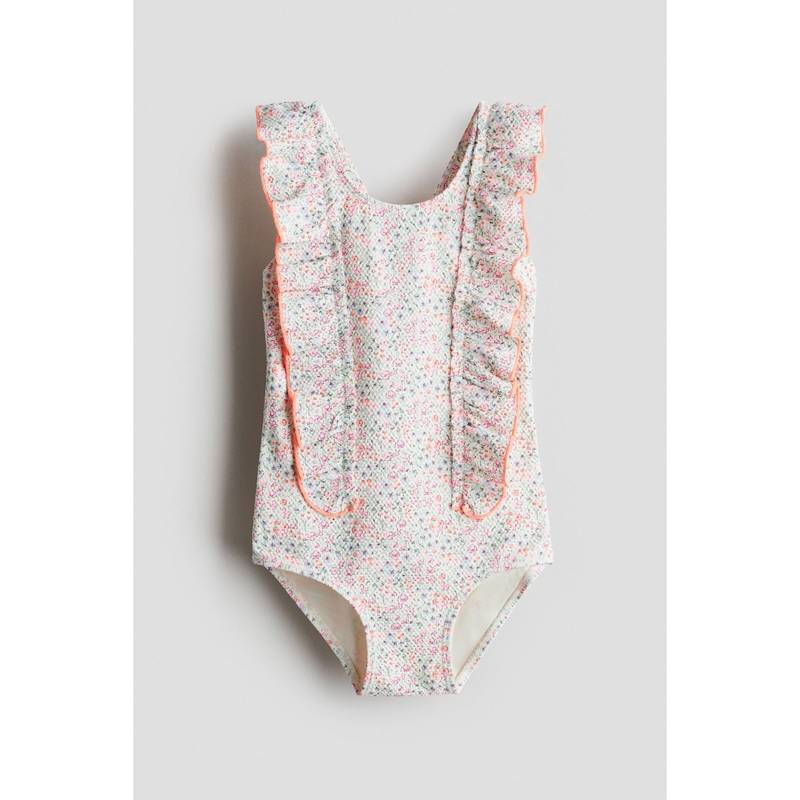H&M Flounce-Trimmed Swimsuit Multi-Color (4-6 Years) (4-6 Years)