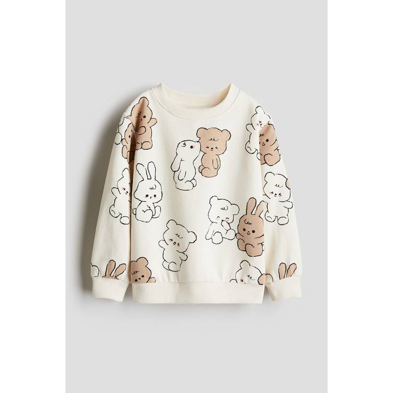 H&M White Sweatshirt (1-2 Years) (1-2 Years)