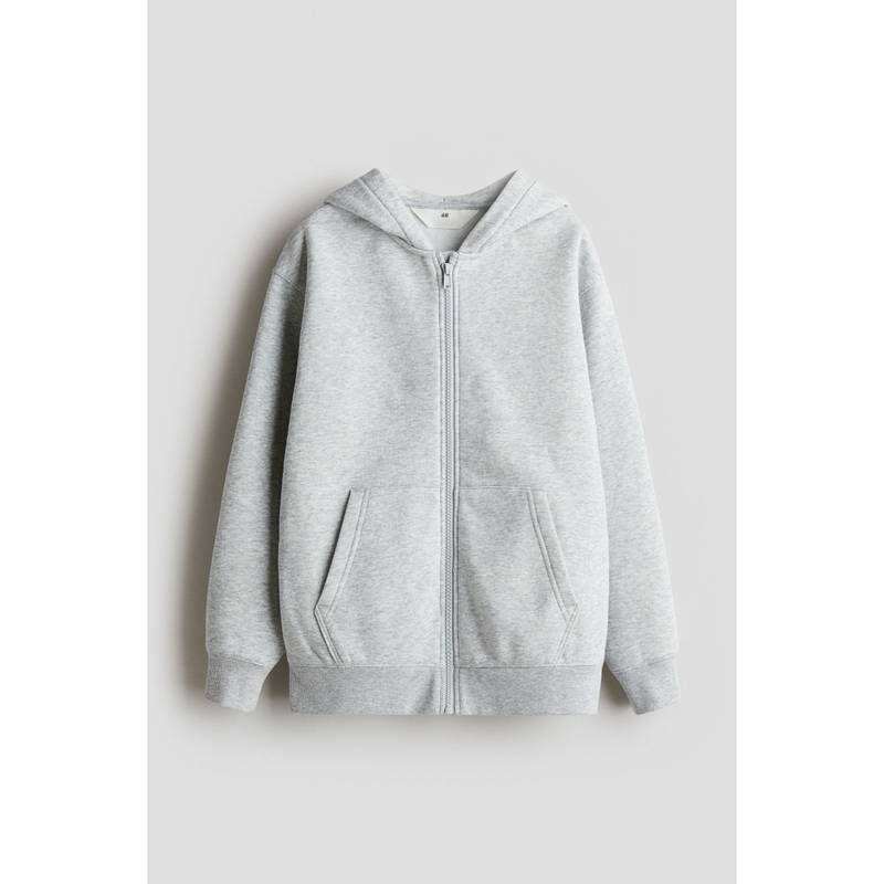 H&M Grey Zip-Through Hoodie (8-10 Years) (8-10 Years)
