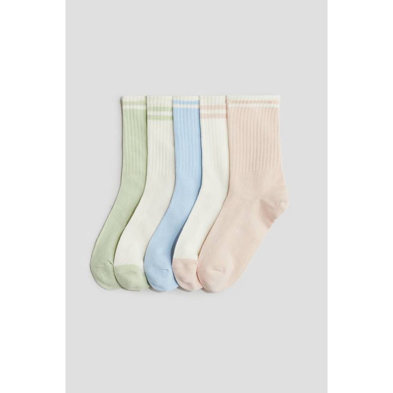 H&M 5-Pack Socks Multi-Color (5.5-7)