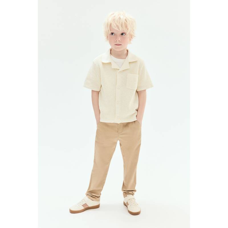 H&M Boys Beige Twill Chinos (1.5-2 Years)