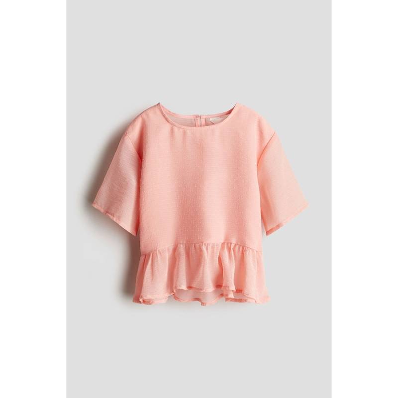 H&M Chiffon Peplum Top Pink (1.5-2 Years) (1.5-2 Years)