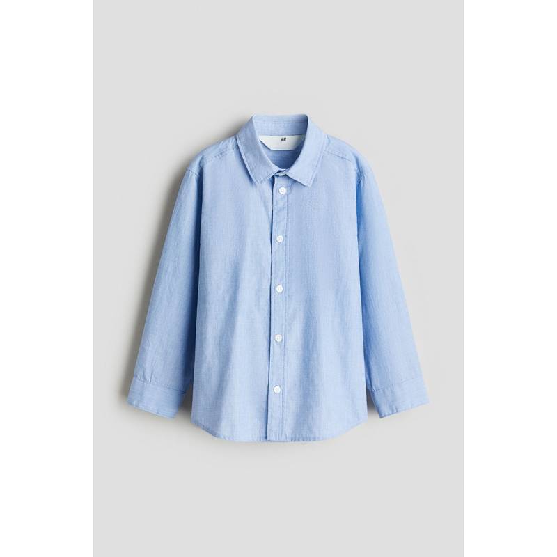 H&M Cotton Shirt Blue (1.5-2 Years) (1.5-2 Years)