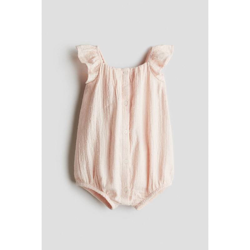 H&M Cotton Romper Suit Orange (12-18 Months) (12-18 Months)