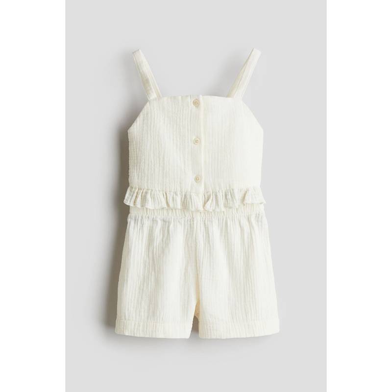 H&M 2-Piece Muslin Set White (8-9 Years)