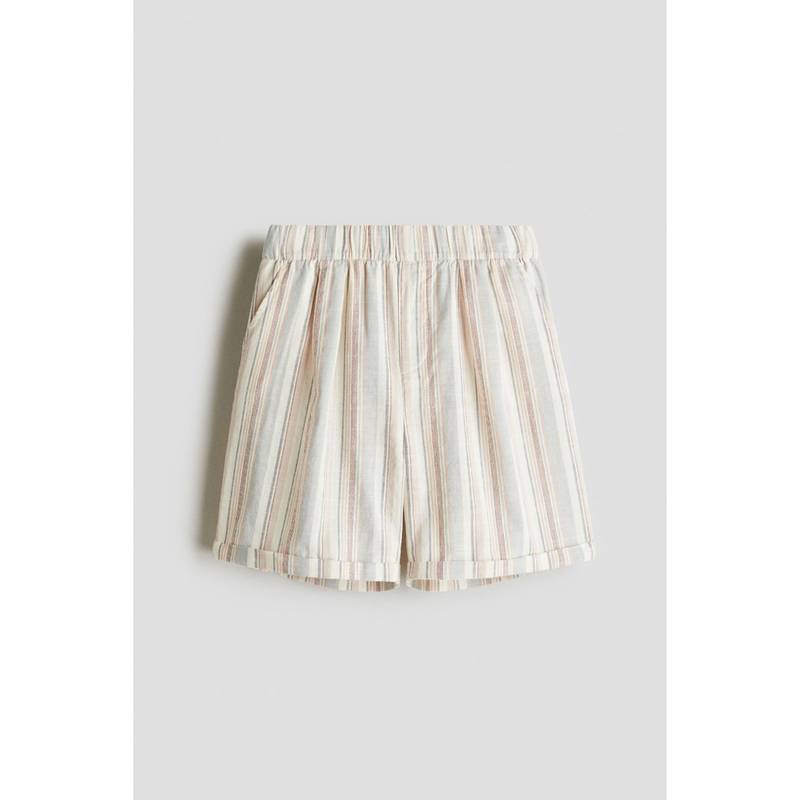 H&M Knee-Length Cotton Shorts Beige (2-3 Years) (2-3 Years)
