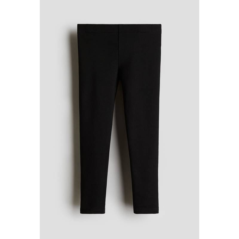 H&M Brushed-Inside Leggings Black (1.5-2 Years) (1.5-2 Years)