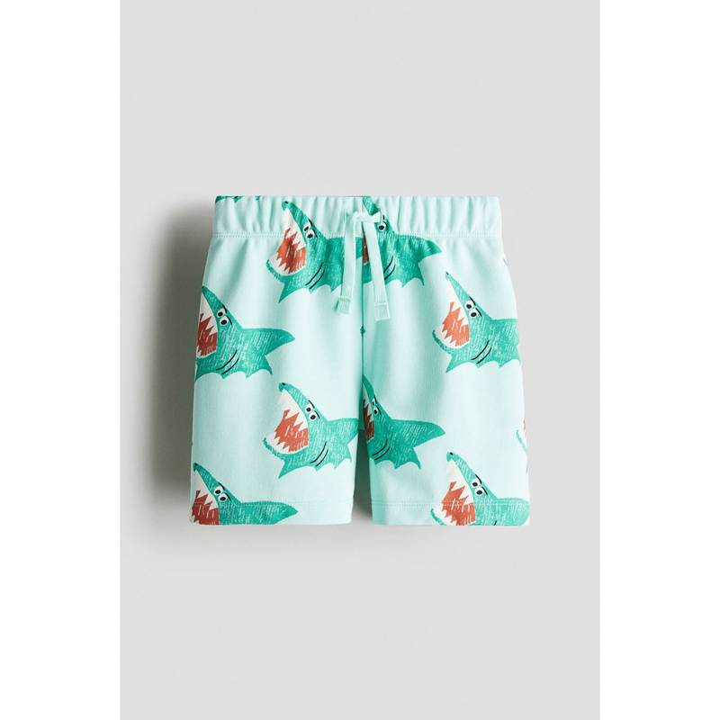 H&M Printed Sweatshorts Turquoise (5-6 Years) (5-6 Years)