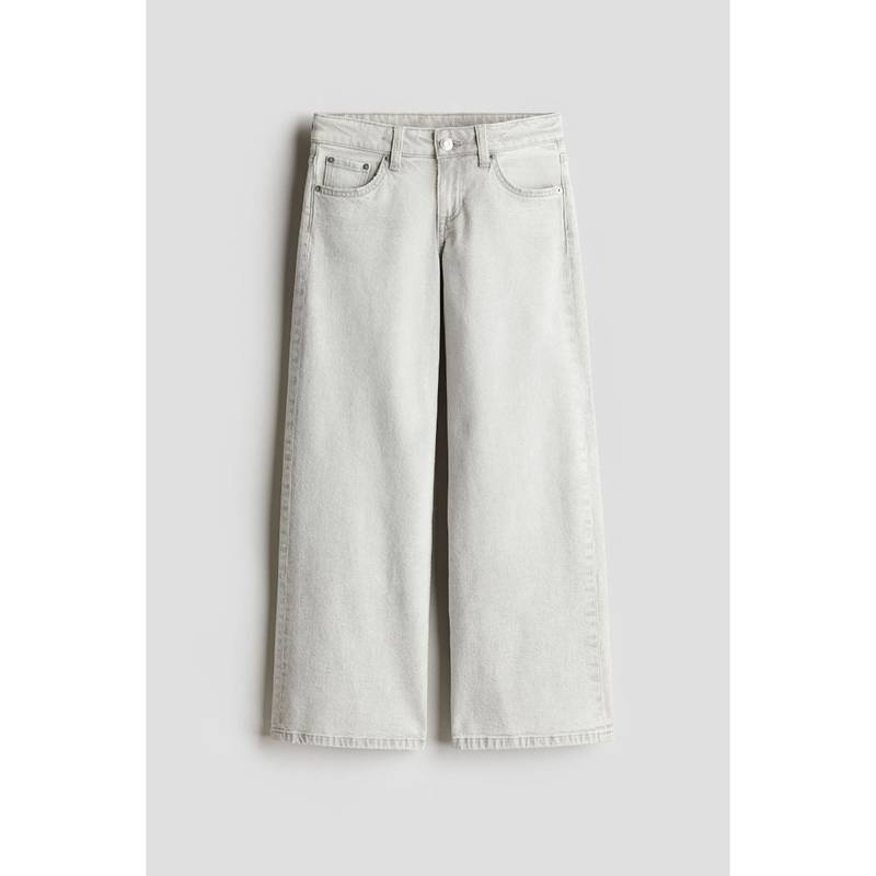 H&M Wide Leg Low Jeans Grey (8-9 Years) (8-9 Years)