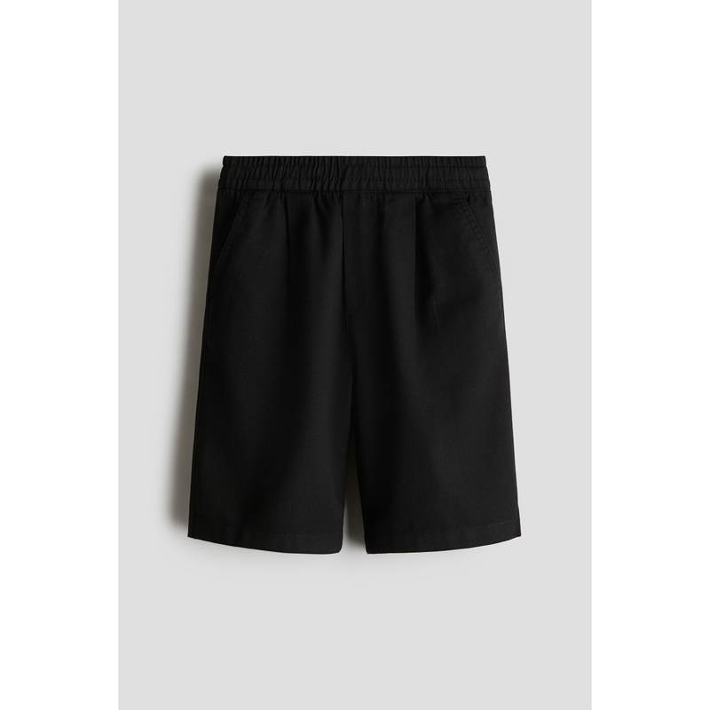 H&M Twill Shorts Black (11-12 Years) (11-12 Years)