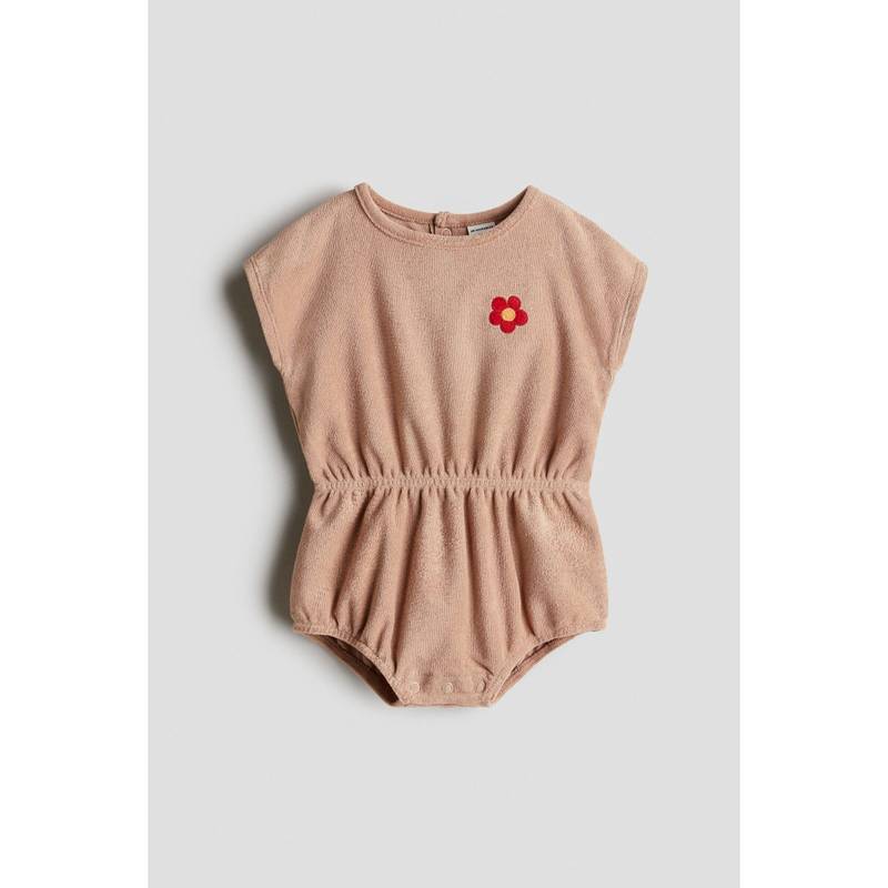 H&M Terry Romper Suit Beige (1.5-2 Years) (1.5-2 Years)