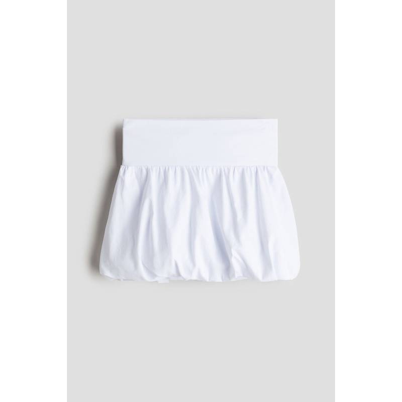 H&M Bubble-Hem Skirt White (8-10 Years) (8-10 Years)