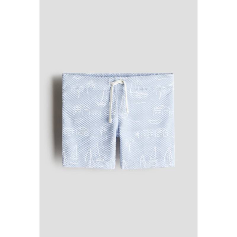 H&M Patterned Swimming Trunks Blue (2-4 Years) (2-4 Years)