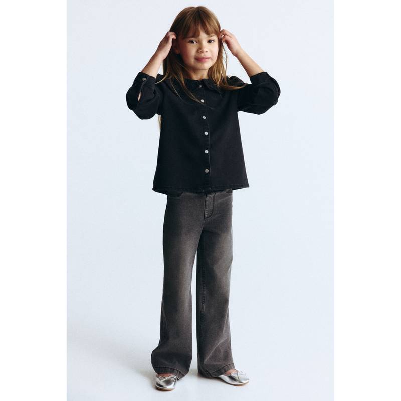H&M Wide Denim-Look Trousers (1.5-2 Years) (1.5-2 Years)