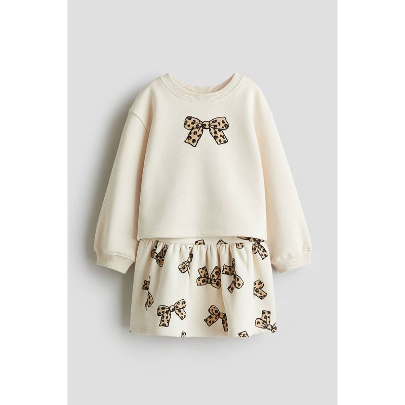H&M 2-Piece Sweatshirt And Skirt Set (3-4 Years)