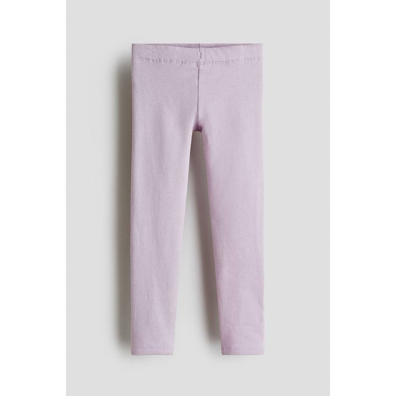 H&M Girls Purple Brushed-Inside Leggings (3-4 Years) (3-4 Years)
