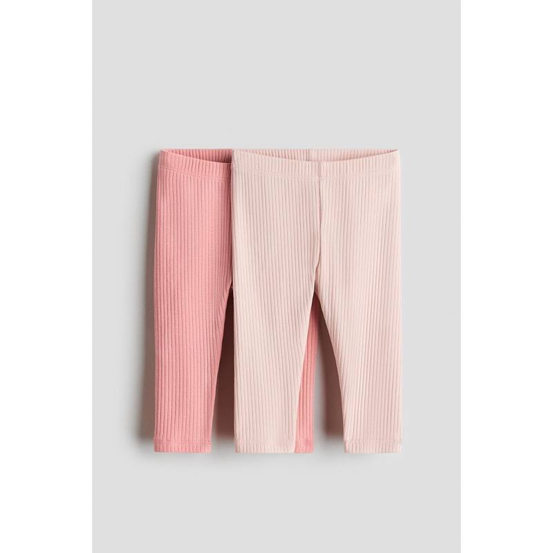 H&M Boys & Girls 2-Pack Leggings (0-1 Months)