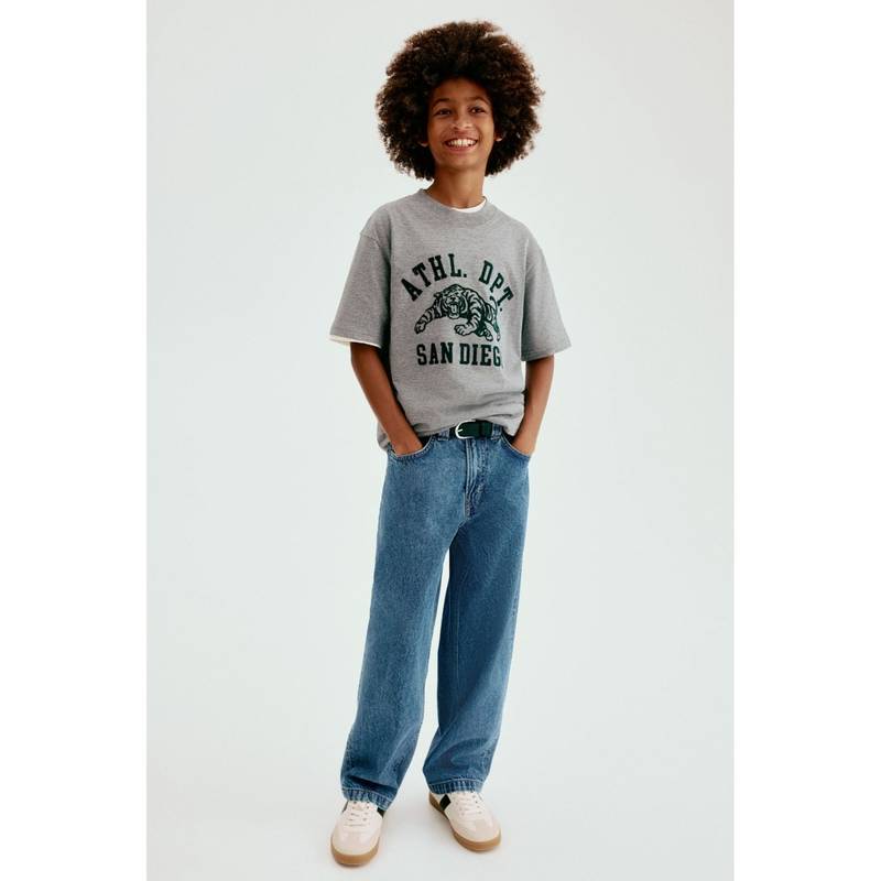 H&M Boys Blue Baggy Fit Jeans (8-9 Years) (8-9 Years)