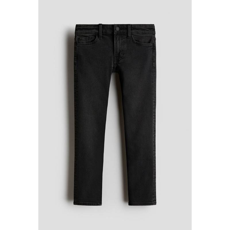 H&M Boys Black Comfort Stretch Slim Fit Jeans (9-10 Years) (9-10 Years)