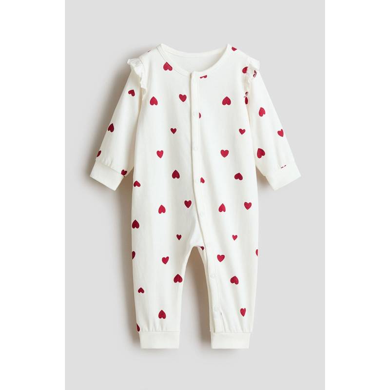 H&M Patterned Sleepsuit (9-12 Months) (9-12 Months)