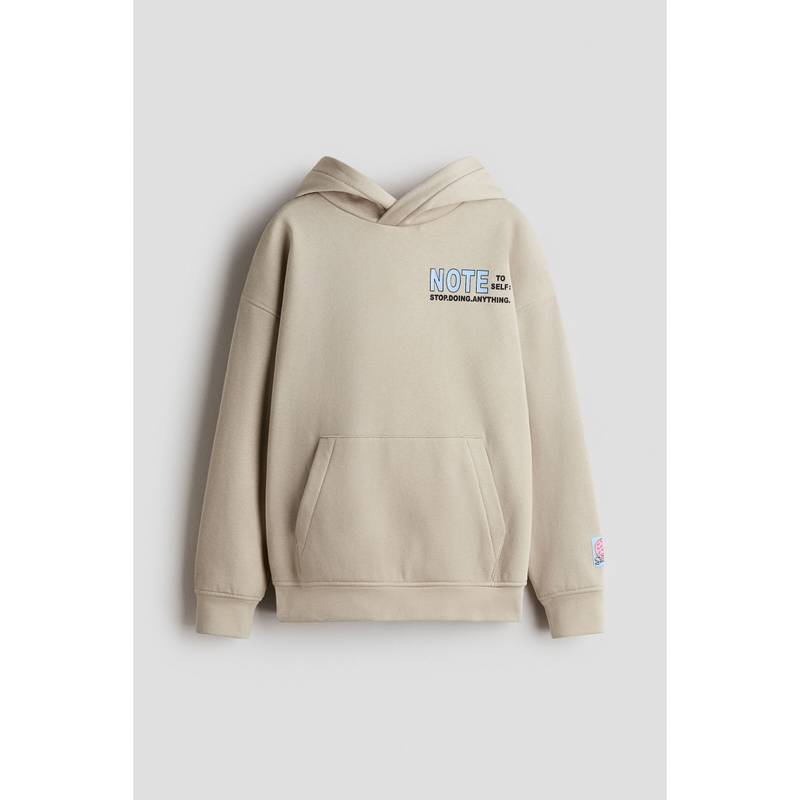 H&M Printed Hoodie (14 Years and Above) (14 Years and Above)