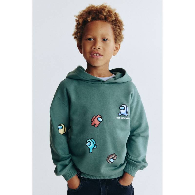 H&M Print-Motif Hoodie (2-4 Years) (2-4 Years)