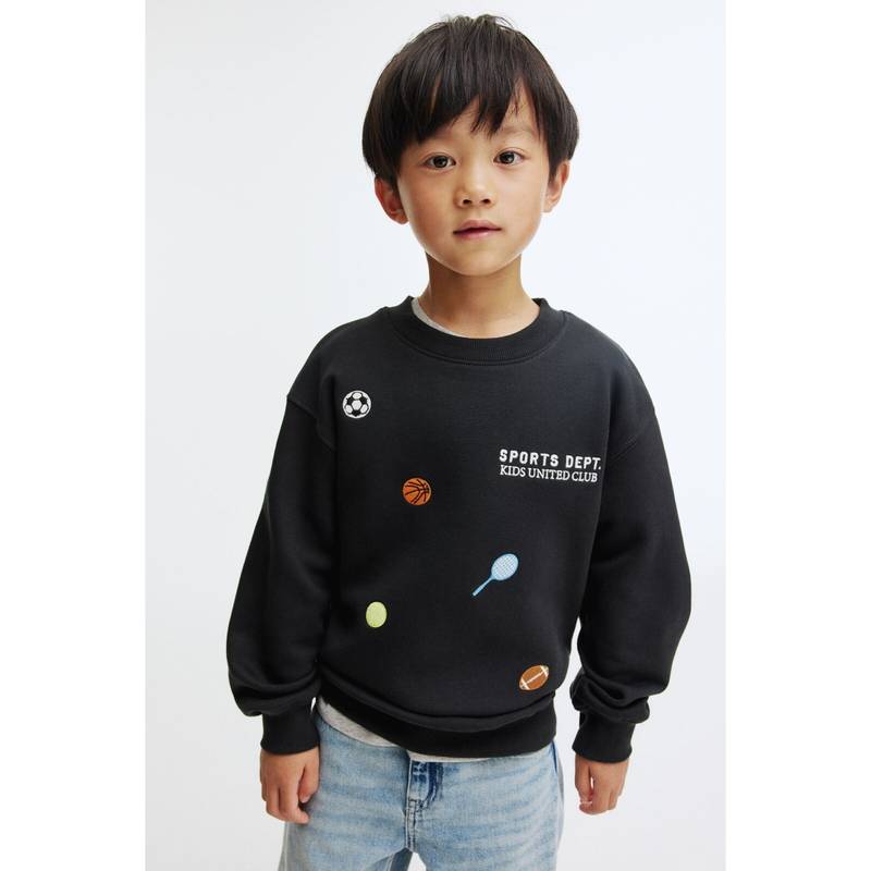 H&M Printed Crew-Neck Sweatshirt (1.5-2 Years) (1.5-2 Years)
