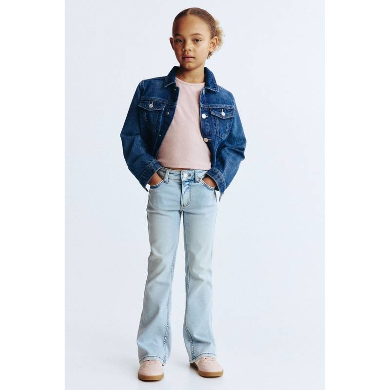 H&M Girls Blue Super Soft Flared Leg Jeans (1.5-2 Years) (1.5-2 Years)