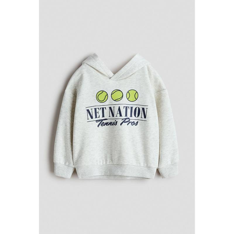 H&M Boys Multi-Color Printed Hoodie (1.5-2 Years) (1.5-2 Years)